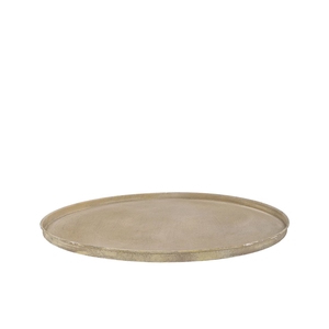 Coaster Cozy Gold Matt Tray Metal 46x2cm