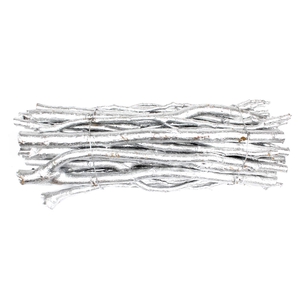 Poplar Bundle diam 15cm length 30cm Silver