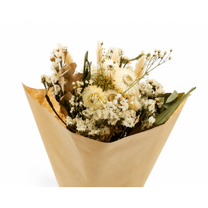 Dried Bouquet White x10