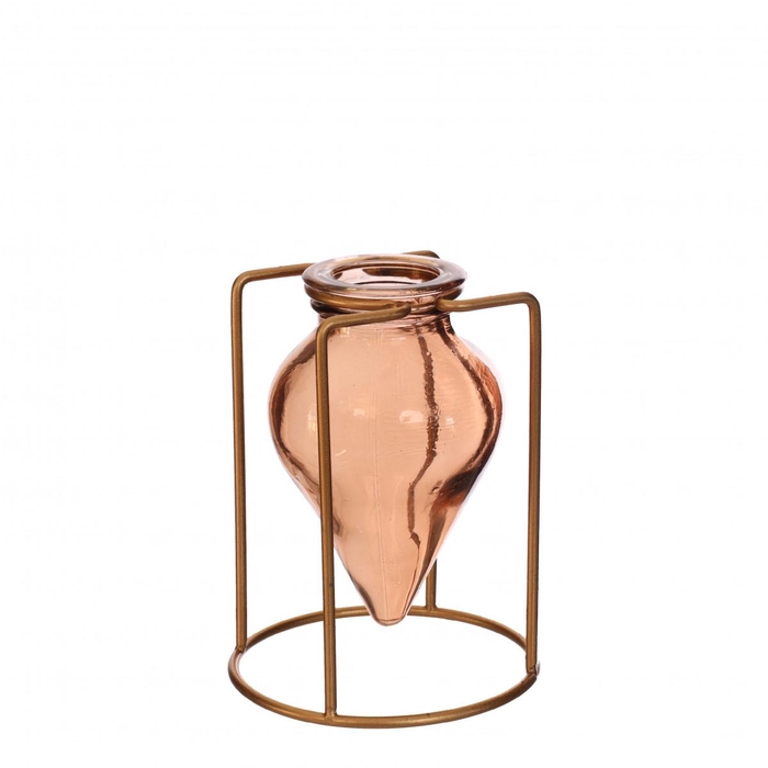<h4>Glass vase Breeze in frame d08.5*11cm</h4>