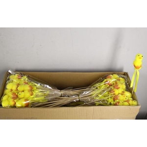 Stick Egg+chicken+sisal Yellow