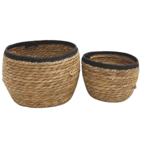 KIT CESTO PALHA 2 PCS 127344 -  25X25X16