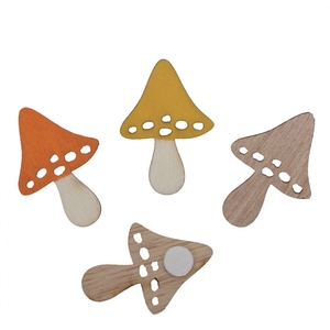 Autumn Deco mushroom sticker 3.5cm x24