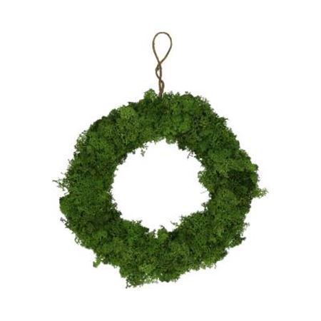 <h4>Wr Pres Reindeer Mos D Green 40cm</h4>