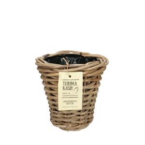 Baskets rattan Terima vase d16*18cm