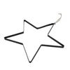 Kerst Deco ster ijzer hanger 30cm