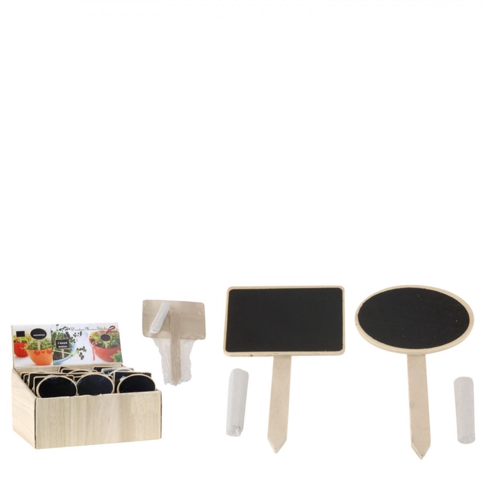 <h4>Bijsteker 10cm Krijtbord 12*7cm</h4>