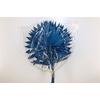 Dried Palm Sun 6pc Dark Blue Bunch