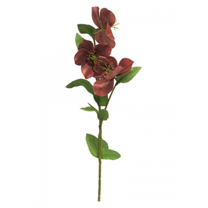 SILK FLOWERS - HELLEBORUS MONICA PINK-GREEN 40CM