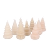 Candle Frosty Pagoda Tree Cozy Sand Mix Ass 7x14cm Ass