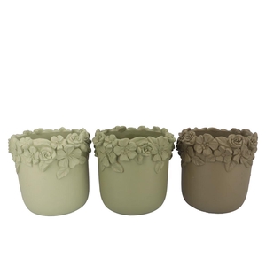 Gigi Summer Green Mix Flower Pot Ass 31x31x30cm Nm