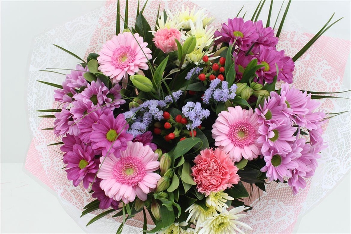 <h4>Boeket Groot Roze</h4>