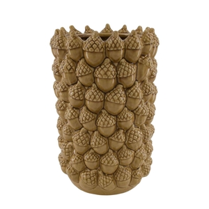 Herfst Keramiek Acorns vaas d23*36cm