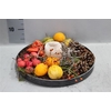Arr Sierfruit In Zinken Schaal + Seasalt Potje