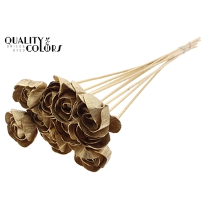 Shola Dear Holly 6cm on stem Antique Gold