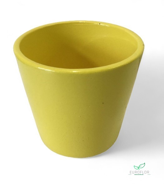 POT ROND GEEL D7 H6,5