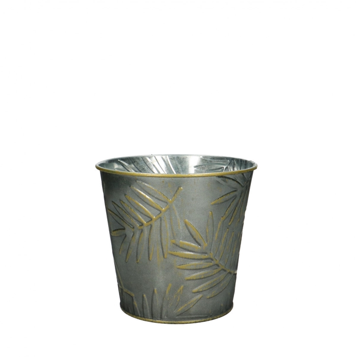 <h4>Zinc Leaf pot d13*12cm</h4>