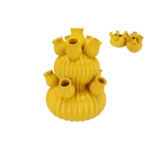 Amsterdam Yellow Tulip Vase Bubbles 42x62cm