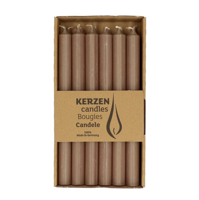 <h4>Kaars Tafelkaars rustiek d2.2*25cm</h4>