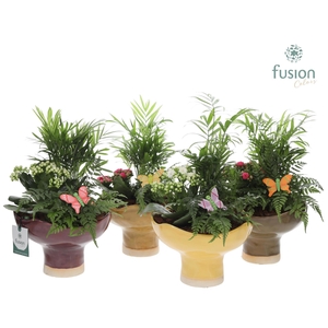 Keramiek schaal Large met Voorjaar Arrangement