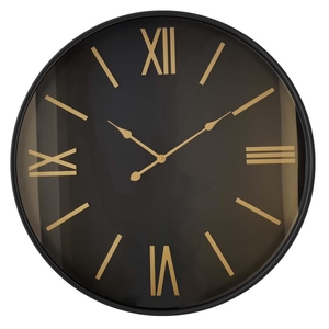 Clock Ø60cm Black 99473