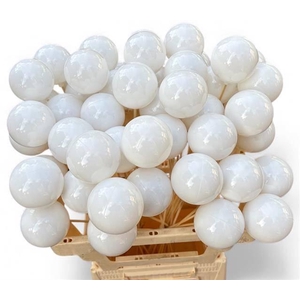 KUGEL AUF STAB H% WEISS