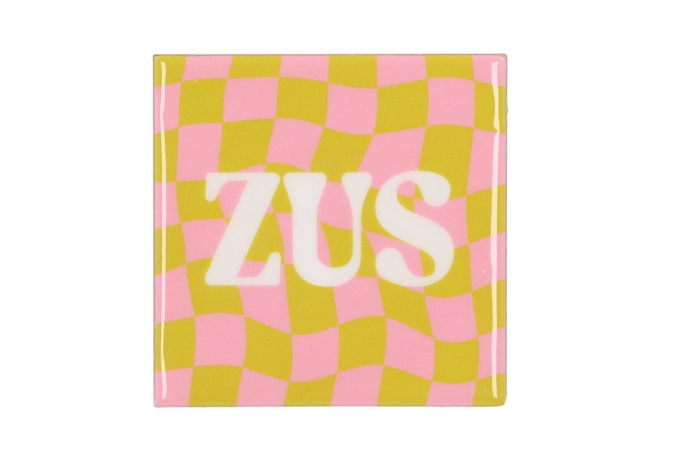 Tile Zus Pink Green 10x10x1cm Nm