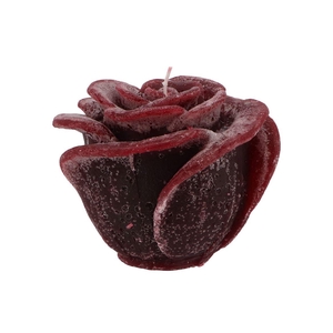 Candle Roos Bordeaux 14x12cm
