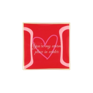 Plate Square Youre My Warm 18x18x2cm