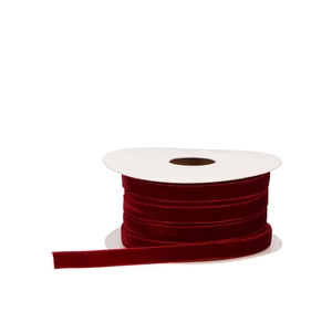 Ribbon Velvety 25 Bordeaux 20mx9mm