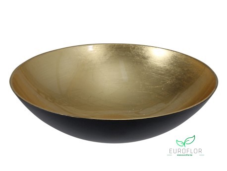 MELAMINE BOWL GOLD D28CM