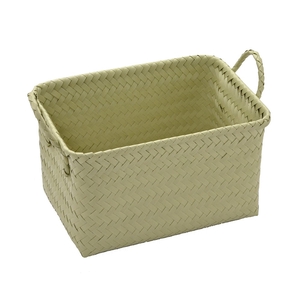 CESTA DECORATIVA RETANGULAR G VERDE CLARO 636-044