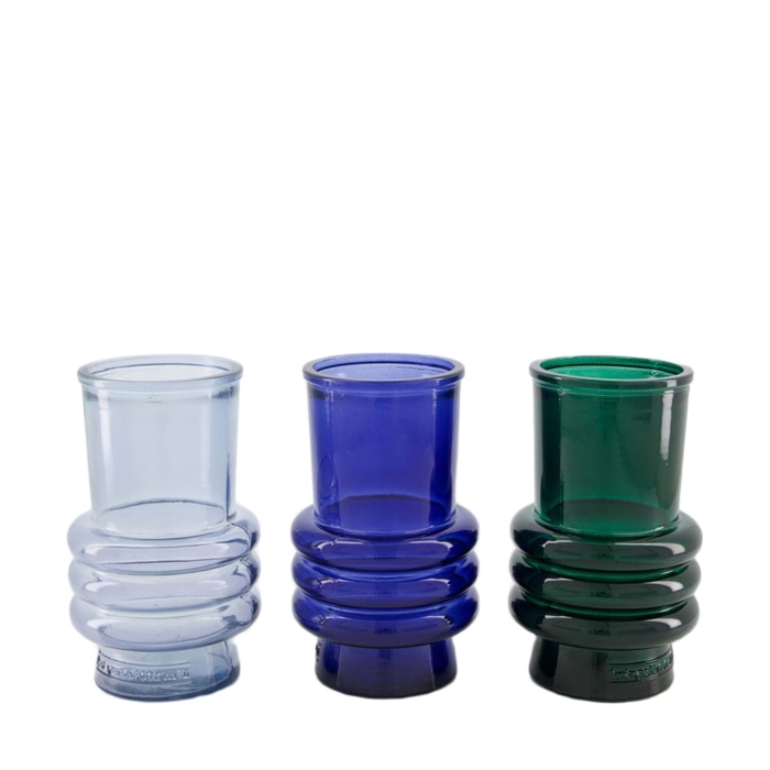 <h4>Glass Vase assorti d10*17cm</h4>