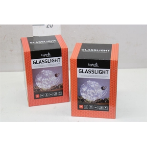 Glasbol Met Ledlight