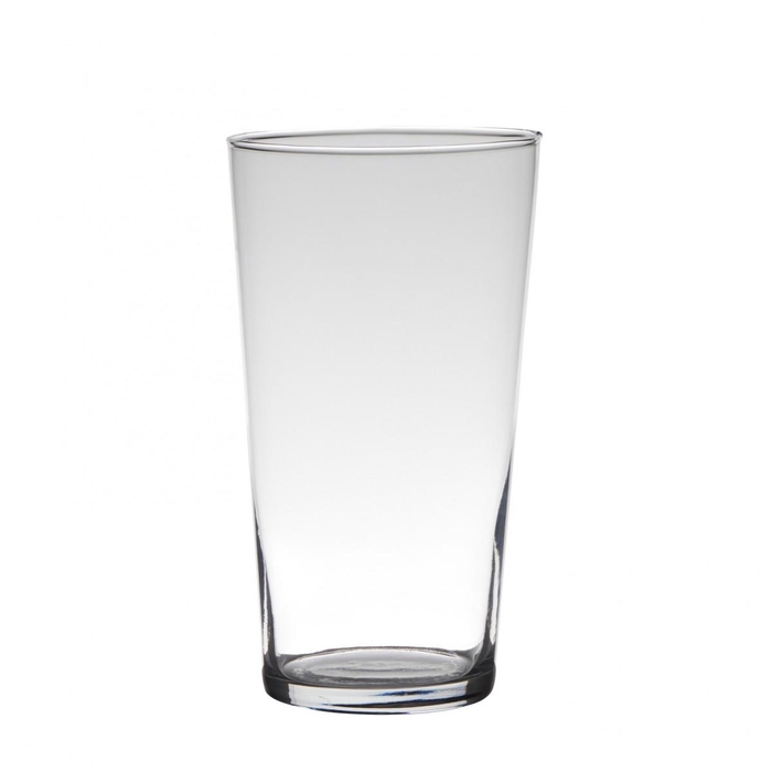 <h4>Glas Vaas Konisch d14*25cm</h4>