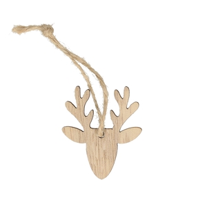 Kerst Hanger rendier 05*4cm x24