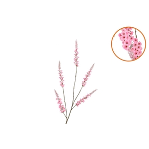 Silk Campanula Light Pink Single Stem 104cm