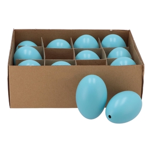 Eggs Ganzen Aqua Blauw Per 12 6x8cm Nvb