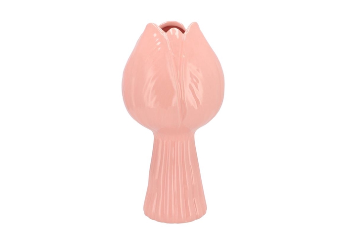 <h4>Tulip Pink Vase Tulip 17x17x32cm</h4>