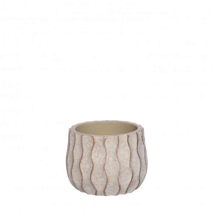 <h4>Ceramics Wave pot d08.5*7cm</h4>