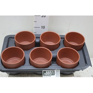 Deco Pot Stone Orange
