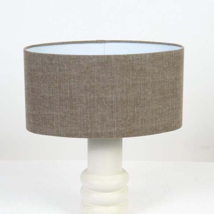 <h4>Lampshade Oval 40x20x20cm Taup</h4>