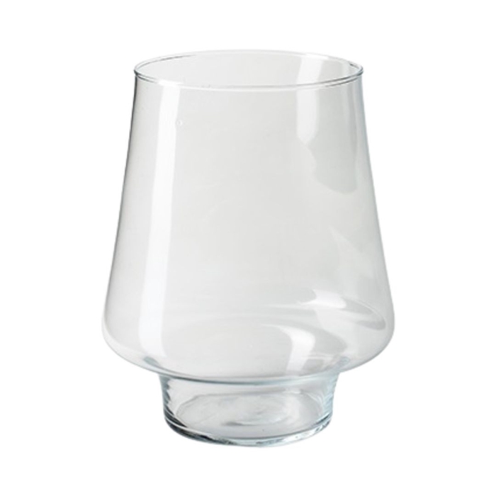 Glass vase fleur d17 22cm