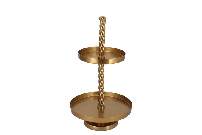 <h4>Storage Shelf Swirl Majestic Gold 35x35x62cm</h4>