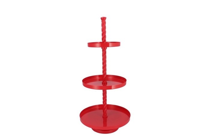 Storage Shelf Swirl Jolly Red 45x45x100cm