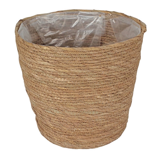 <h4>Basket Osaka straw 13.5xH13cm natural</h4>
