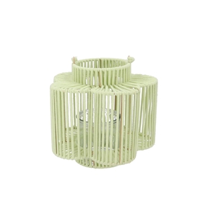 Cruz Pistache Lantern Flower Long 12x23x24cm