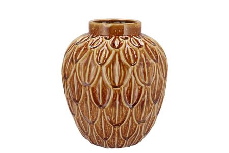 <h4>Inga Boa Brown Pot Active Glaze 27x27x30cm Nm</h4>