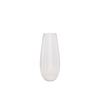 Glass Vase Cone Stripes 15x30cm