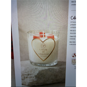 Bougie avec coeur 